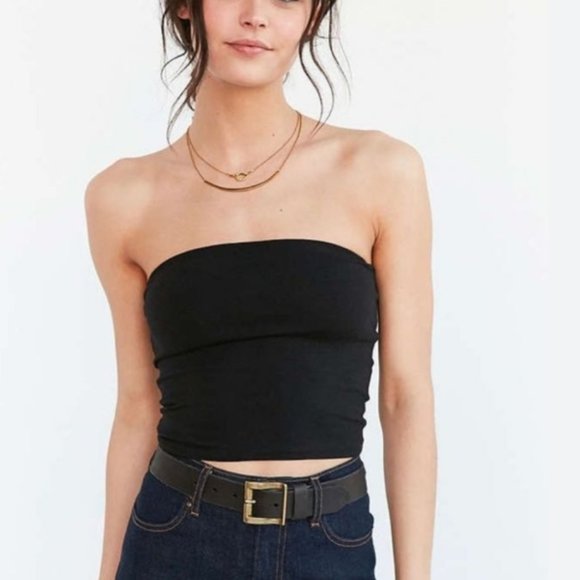 *Silence + Noise Black Tube Top - Picture 1 of 4